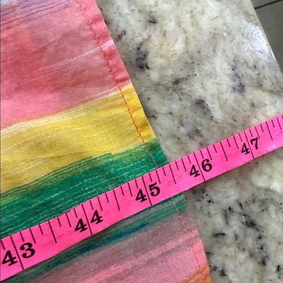 English Factory Off-the-Shoulder Multi Striped Maxi Dress size medium - Picture 10 of 10